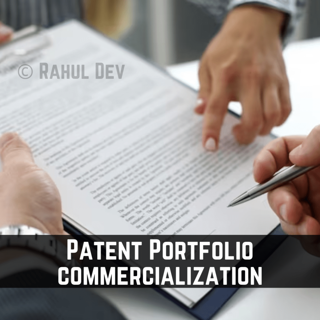 Patent commercialization 
