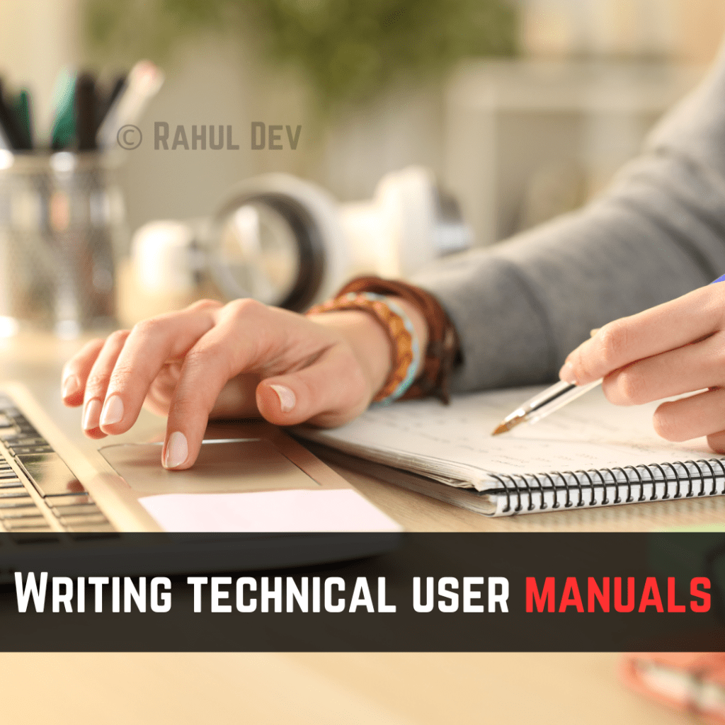 Writing technical manuals