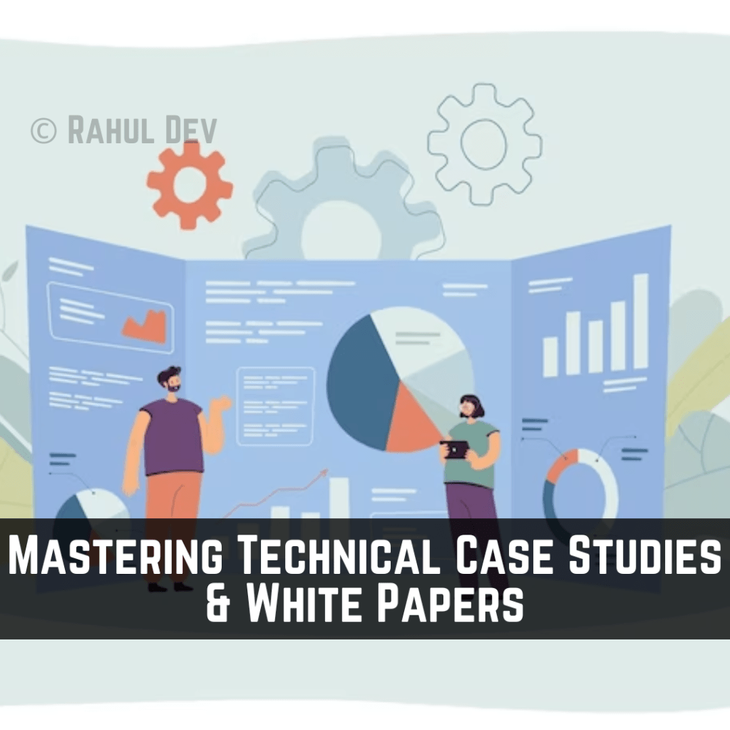 people creating Technical case studies and white papers. 