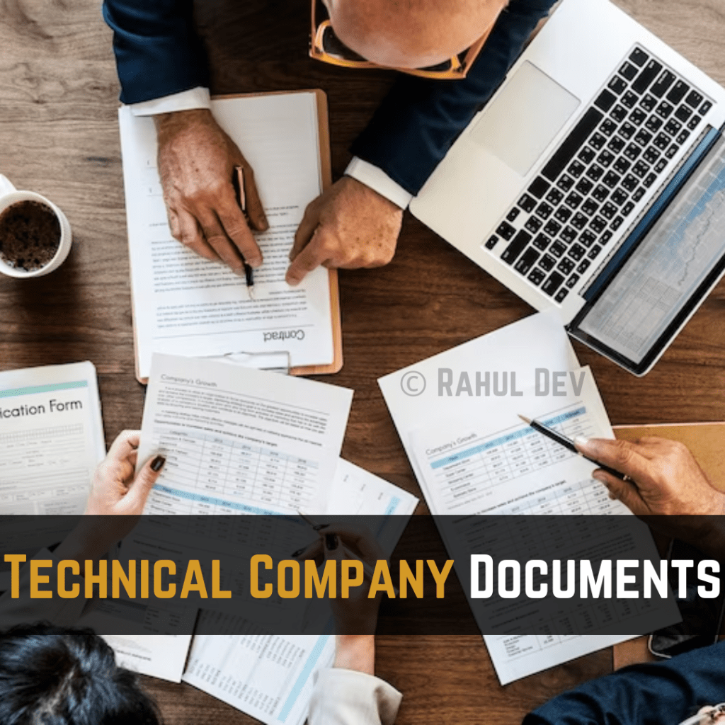 group of people discussing Technical Company Documents 